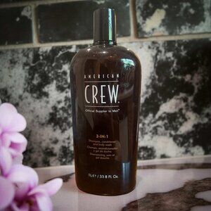 American Crew 3 in 1 Shampoo Conditioner & Body Wash 33.8 oz